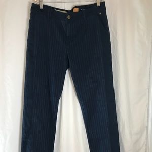 Anthropologie Pilcro Brushed Cotton Striped Pant